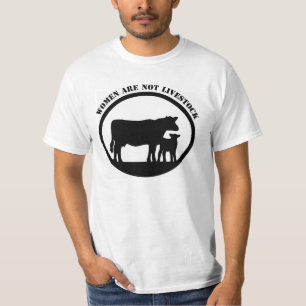Camiseta Las mujeres no son ganado