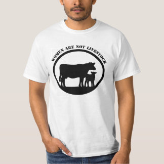 Camiseta Las mujeres no son ganado