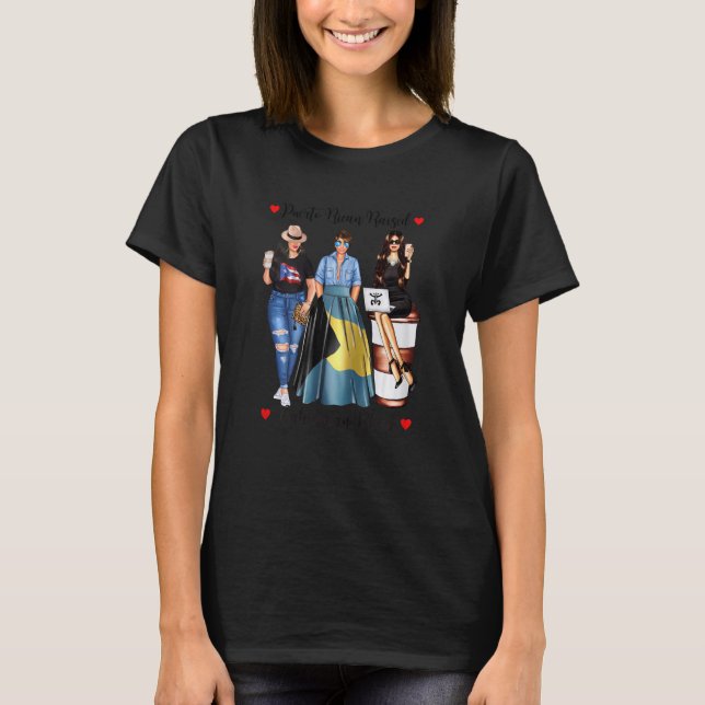 Camiseta Las mujeres orgullosas de las raíces puertorriqueñ (Anverso)