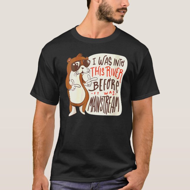 Camiseta Las Mujeres Otter Guay Otter Con Gafas De Sol Mar (Anverso)