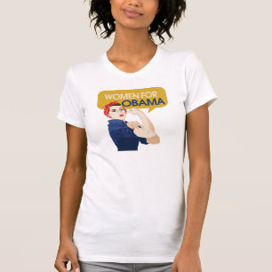 Camiseta Las mujeres para la retro de Obama