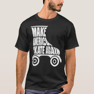 Camiseta Las mujeres patinan de nuevo patinaje sobre ruedas