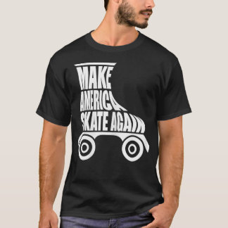 Camiseta Las mujeres patinan de nuevo patinaje sobre ruedas