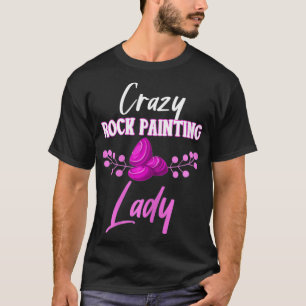 Camiseta Las mujeres pintan rock divertido pintando rock lo