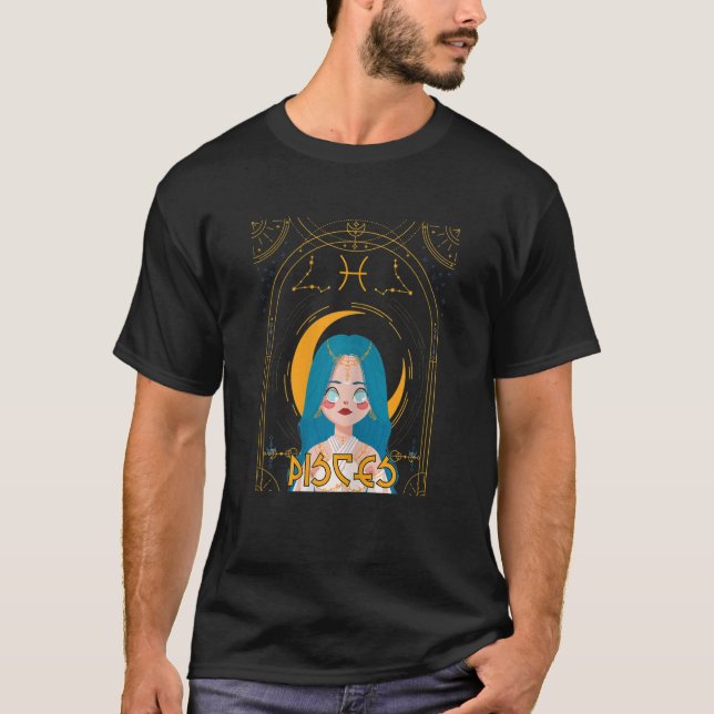 Camiseta Las Mujeres Piscillas Reina Chica Pisces Cumpleaño (Anverso)