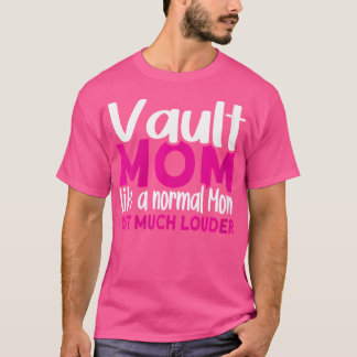 Camiseta Las Mujeres Pole Vaulter Vault Mamá Como Una Mamá 
