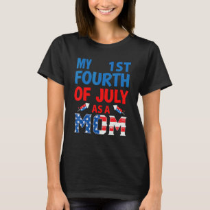 Camiseta Las Mujeres Primero Del 4 De Julio Como Mamá 4 De