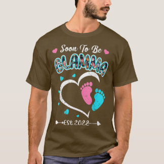 Camiseta Las Mujeres Pronto Como Abuela Anuncian Glamma 202