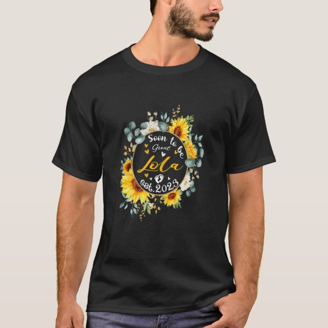 Camiseta Las Mujeres Pronto Serán Lola 2023 Girasol Nuevo L (Anverso)