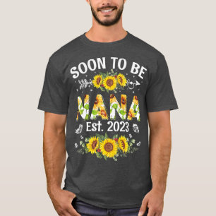 Camiseta Las Mujeres Pronto Serán Nana 2023 Sunflower Por P