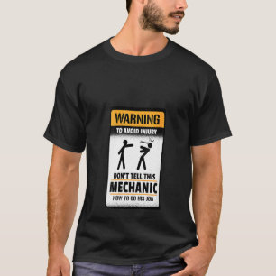Camiseta Las mujeres que advierten para evitar lesiones no 