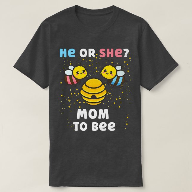 Camiseta Las Mujeres Que Coinciden Con El Género Del Bebé R (Diseño del anverso)