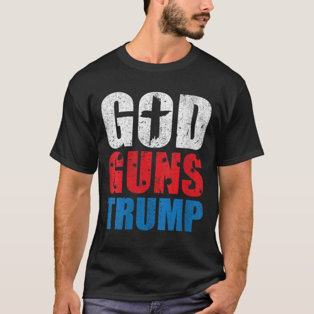 Camiseta Las mujeres que Dios dispara a Donald MAGA por las (Anverso)