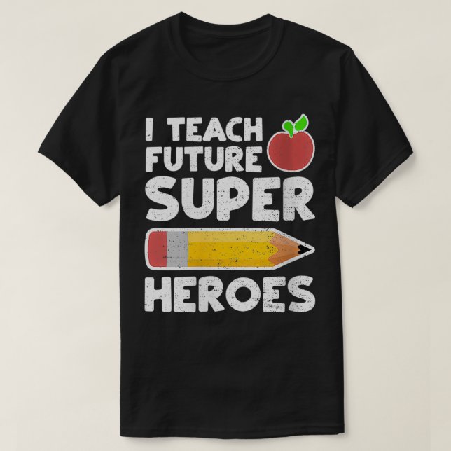 Camiseta Las mujeres que enseño a los futuros superhéroes d (Diseño del anverso)