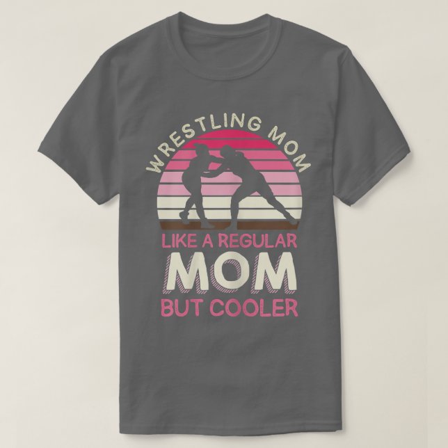 Camiseta Las Mujeres Que Luchan A Mamá Como Una Madre Regul (Diseño del anverso)