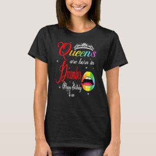 Camiseta Las Mujeres Queens Nacieron En Diciembre Chica Cap