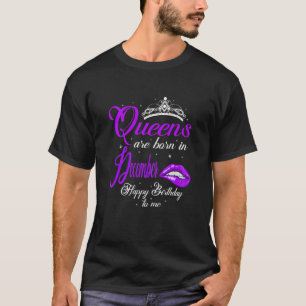 Camiseta Las Mujeres Queens Nacieron En Diciembre Chica Cap