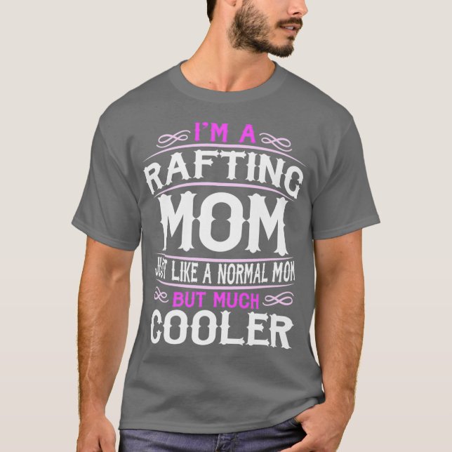Camiseta Las mujeres Rafting Mom Cute Sporting Mom Gift (Anverso)