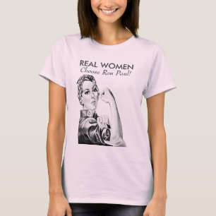 Camiseta Las mujeres reales eligen a Ron Paul