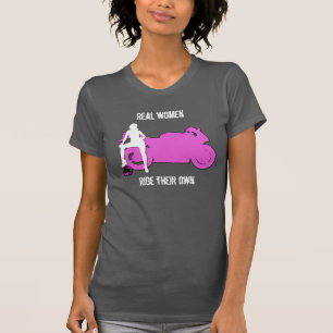 Camiseta Las mujeres reales montan el su propio tanque