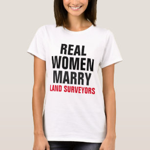 Camiseta Las mujeres reales se casan con las agencias de en