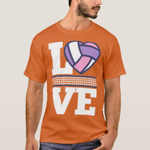 Camiseta Las mujeres regalos de voleibol Chicas de impresió