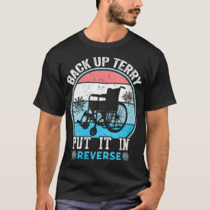 Camiseta Las mujeres retro retroceden Terry Back It Up Terr