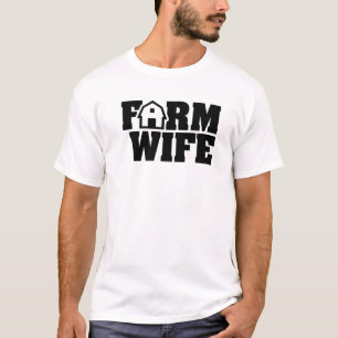 Camiseta Las mujeres ropa de granja se enorgullecen de cria