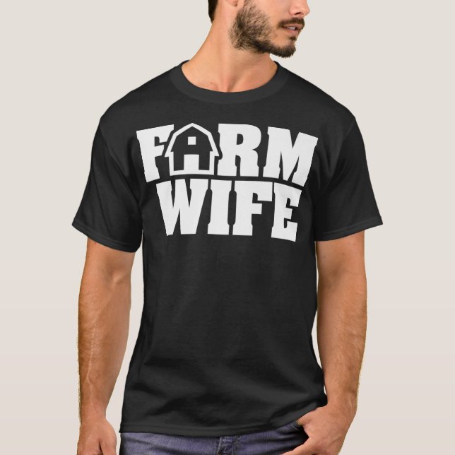 Camiseta Las mujeres ropa de granja se enorgullecen de cria (Anverso)