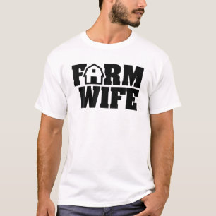 Camiseta Las mujeres ropa de granja se enorgullecen de cria