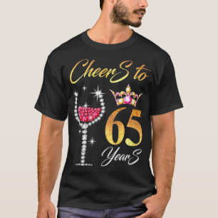 Camiseta Las Mujeres Saludan A Los 65 Años 65 Por Ciento De