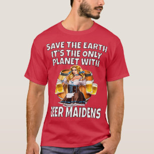 Camiseta Las mujeres salvan la tierra es el único planeta c