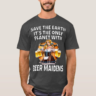 Camiseta Las mujeres salvan la tierra es el único planeta c