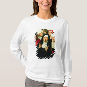 Camiseta Las mujeres santas, el panel derecho