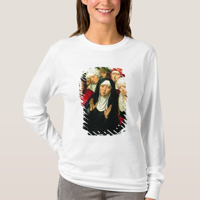 Camiseta Las mujeres santas, el panel derecho (Anverso)
