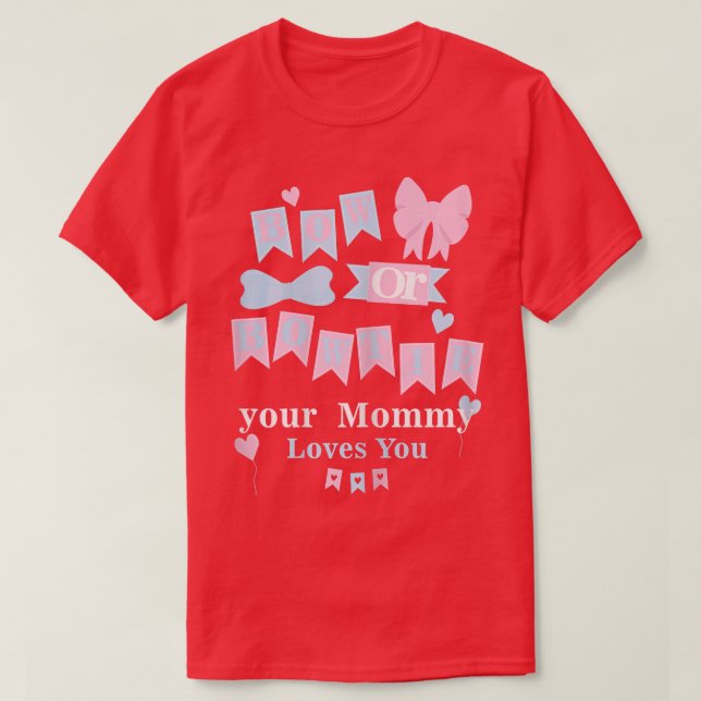 Camiseta Las Mujeres Se Bow O Bow Ate A Tu Mami (Diseño del anverso)
