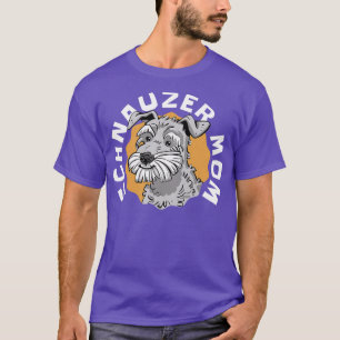 Camiseta Las mujeres se burlan de Schnauzer Mamá Perro mami