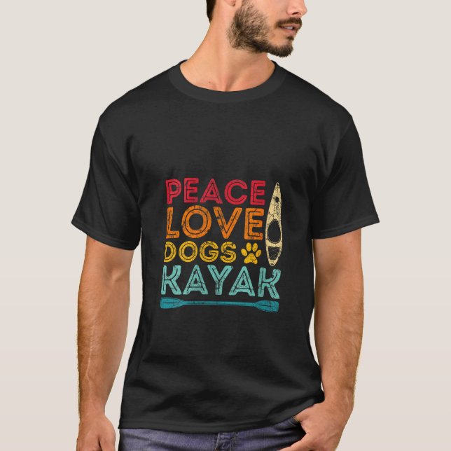 Camiseta Las mujeres se enamoran de los perros Kayak Kayak  (Anverso)