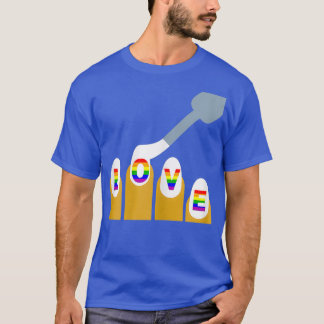 Camiseta Las mujeres se enorgullecen de las uñas para una t