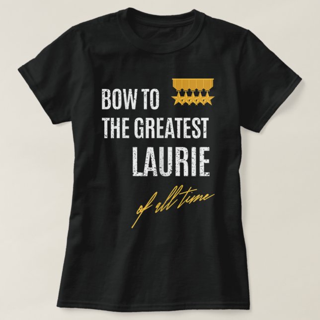 Camiseta Las Mujeres Se Inclinan Ante El Mayor Laurie De To (Diseño del anverso)