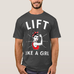 Camiseta Las mujeres se levantan como un Chica Un peso de i
