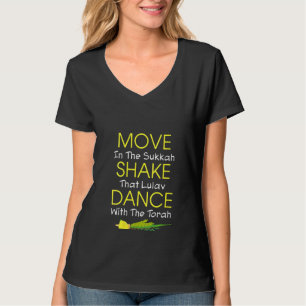 Camiseta Las Mujeres Se Mueven En El Sukkah Shake Que Lulav