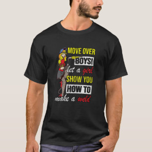 Camiseta Las Mujeres Se Mueven Sobre Los Niños Hacen Un Bañ