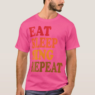 Camiseta Las mujeres se toman el sueño cantando repetidamen
