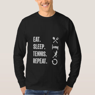 Camiseta Las mujeres se toman el sueño el tenis repite jueg