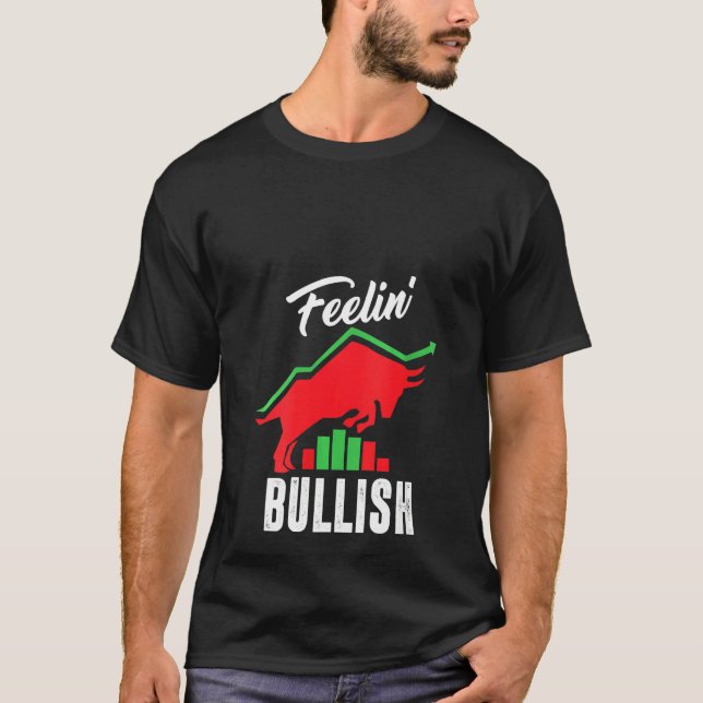 Camiseta Las Mujeres Sienten La Tra Del Mercado De Valores  (Anverso)