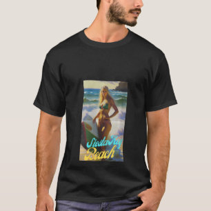 Camiseta Las mujeres Siesta Key Beach Florida Parasdise Bea