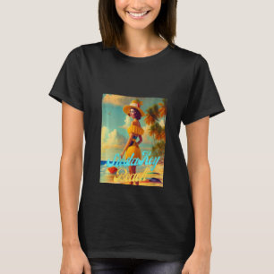 Camiseta Las mujeres Siesta Key Beach Florida Parasdise Bea