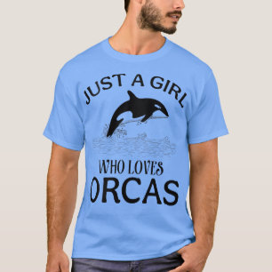 Camiseta Las mujeres sólo son Chicas que aman el océano mar