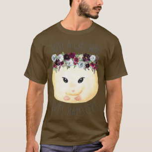 Camiseta Las Mujeres Sólo Un Chica Que Ama La Floral De Ham